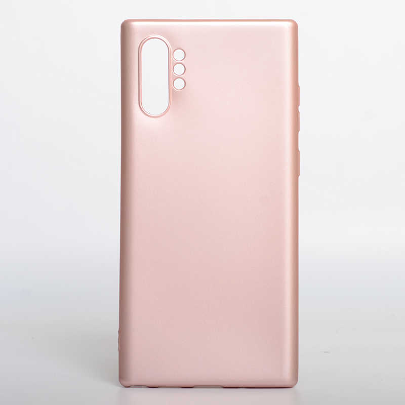 Galaxy Note 10 Plus Kılıf Zore Premier Silikon Kapak - Rose Gold