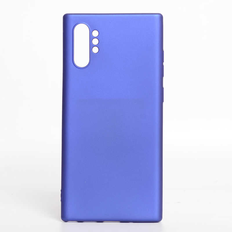 Galaxy Note 10 Plus Kılıf Zore Premier Silikon Kapak - Saks Mavi