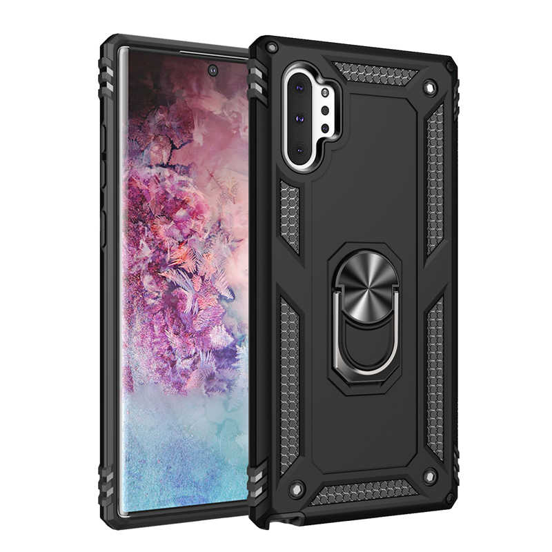 Galaxy Note 10 Plus Kılıf Zore Vega Kapak - Siyah