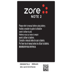 Galaxy Note 2 Zore A Kalite Uyumlu Batarya - Zore