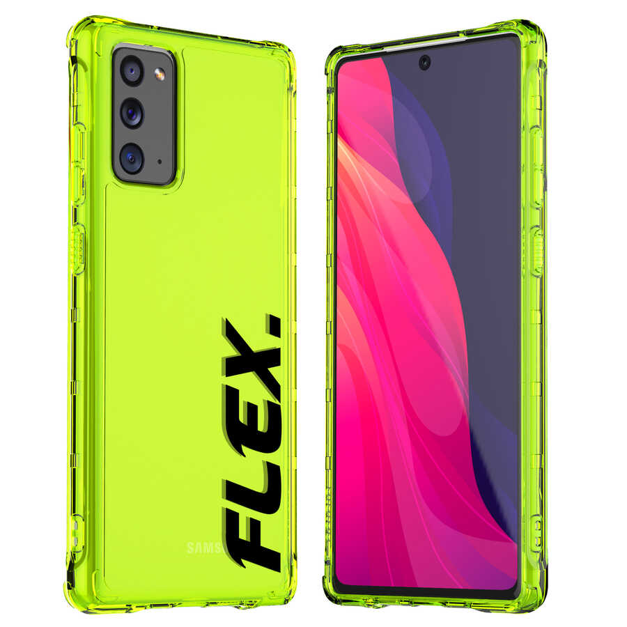 Galaxy Note 20 Kılıf Araree Lettering Kapak - Sarı