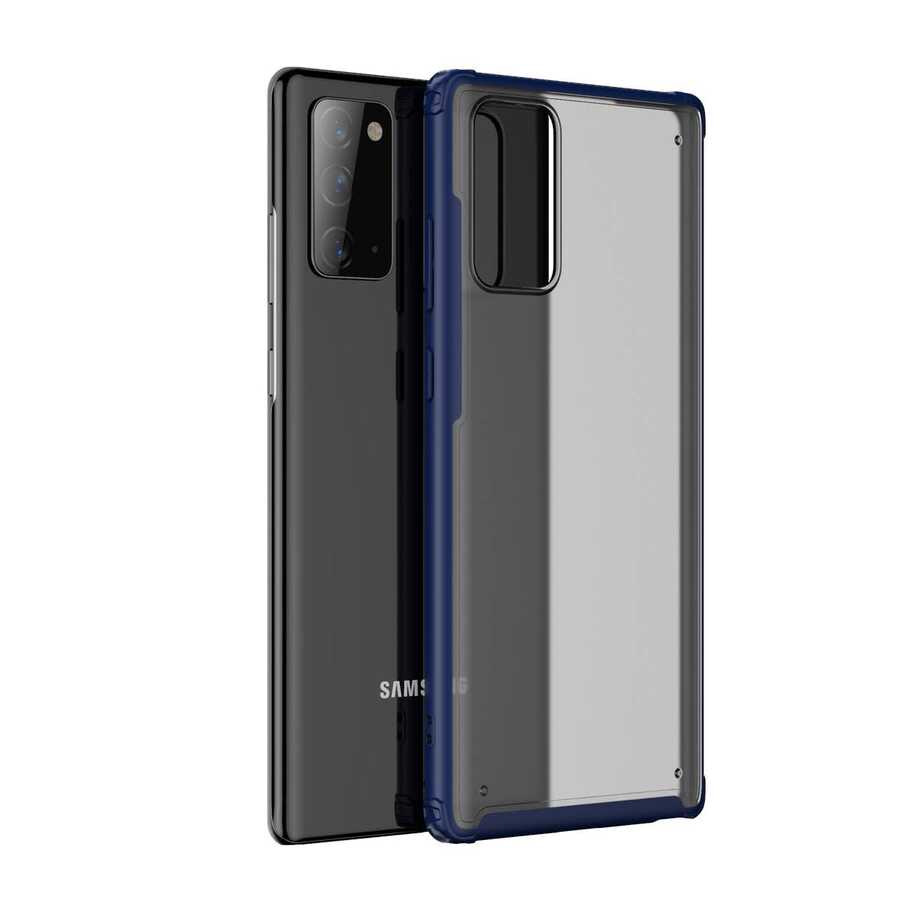 Galaxy Note 20 Kılıf Zore Volks Kapak - Lacivert