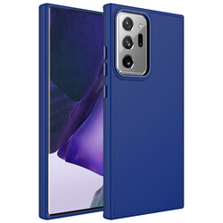 Galaxy Note 20 Ultra Case Metal Frame and Button Design Silicone Zore Luna Cover - Zore
