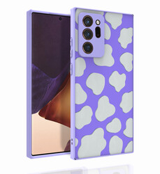 Galaxy Note 20 Ultra Case Patterned Camera Protected Glossy Zore Nora Cover - Zore