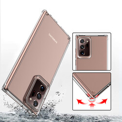 Galaxy Note 20 Ultra Kılıf Zore 2mm Anti Shock Silikon - Thumbnail