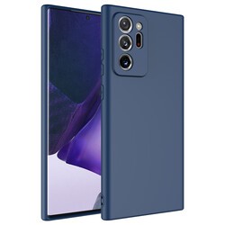 Galaxy Note 20 Ultra Kılıf Zore Mara Lansman Kapak Lacivert
