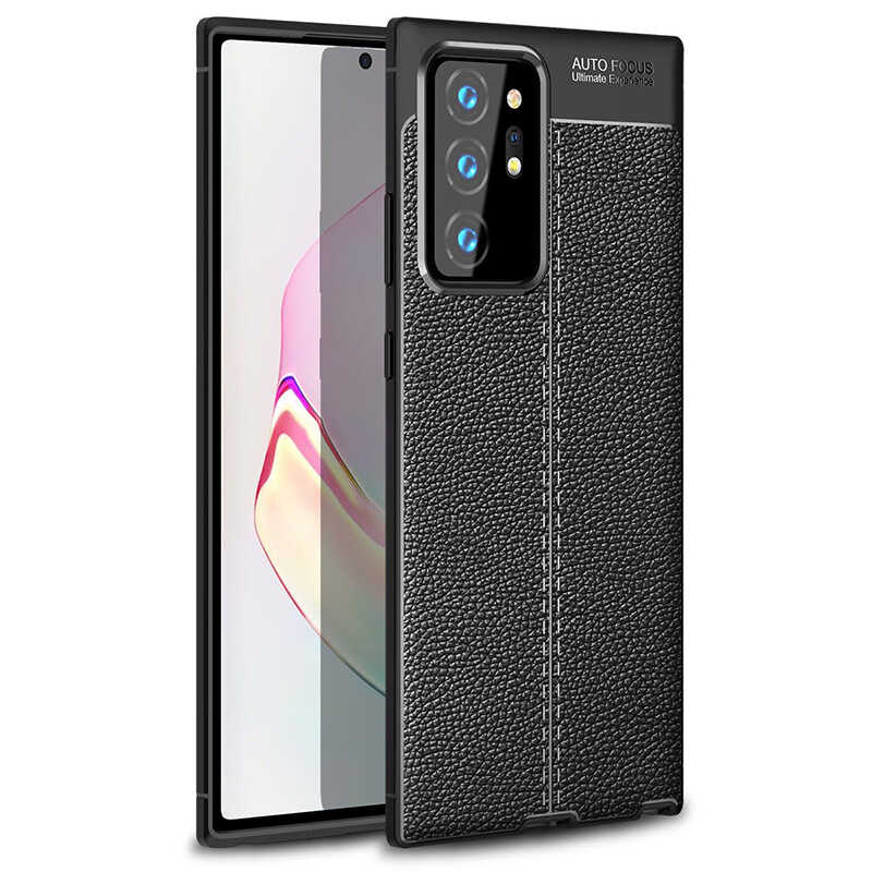 Galaxy Note 20 Ultra Kılıf Zore Niss Silikon Kapak - Siyah