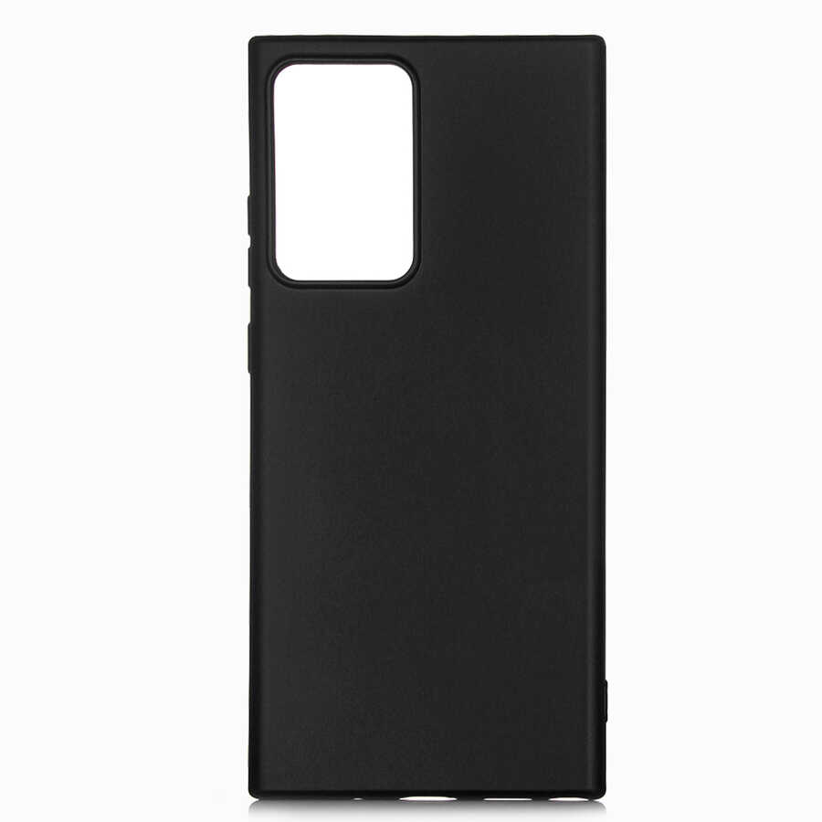 Galaxy Note 20 Ultra Kılıf Zore Premier Silikon Kapak - Siyah