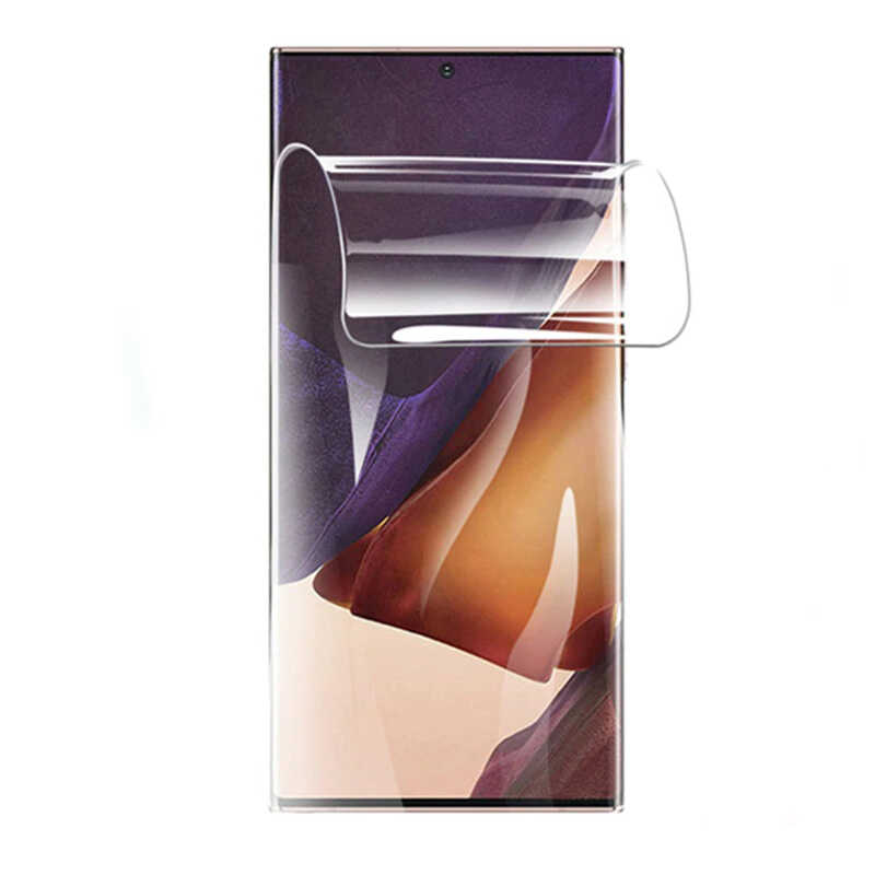 Galaxy Note 20 Ultra Zore Süper Pet Ekran Koruyucu Jelatin - Siyah
