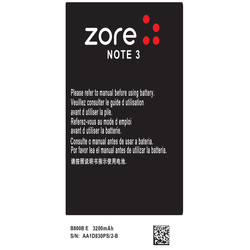 Galaxy Note 3 3200 Mah Zore A Quality Compatible Battery - Zore