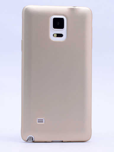 Galaxy Note 3 Kılıf Zore Premier Silikon Kapak - Gold