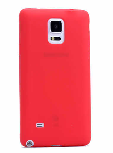 Galaxy Note 3 Kılıf Zore Premier Silikon Kapak - Kırmızı