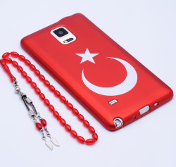 Galaxy Note 4 Case Zore Bayrak Silicon - Zore