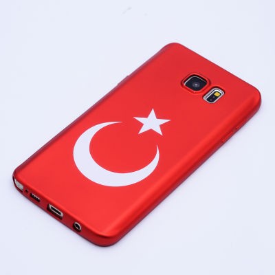Galaxy Note 5 Kılıf Zore Bayrak Silikon - 1