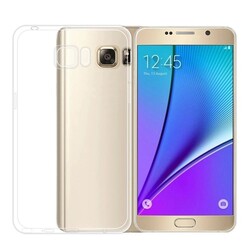 Galaxy Note 5 Kılıf Zore Kamera Korumalı Süper Silikon Kapak - Zore