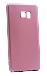 Galaxy Note 7 Kılıf Zore Premier Silikon Kapak Rose Gold