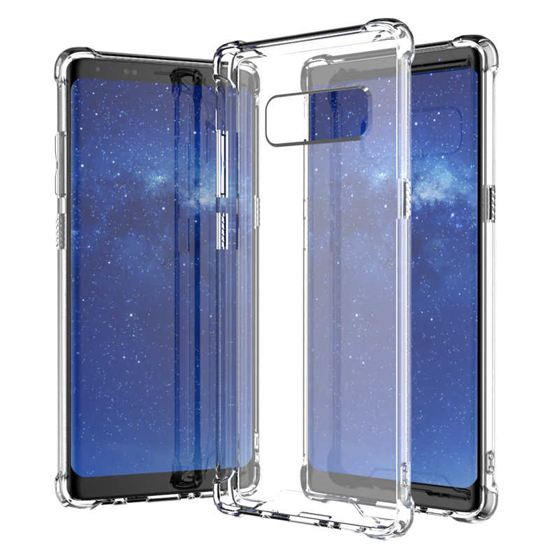 Galaxy Note 8 Kılıf Zore Nitro Anti Shock Silikon - Renksiz
