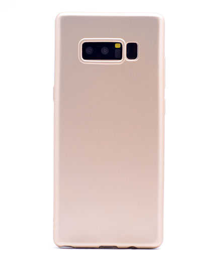 Galaxy Note 8 Kılıf Zore Premier Silikon Kapak - Gold