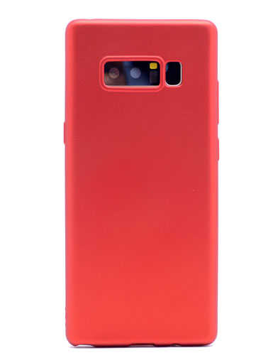 Galaxy Note 8 Kılıf Zore Premier Silikon Kapak - Kırmızı