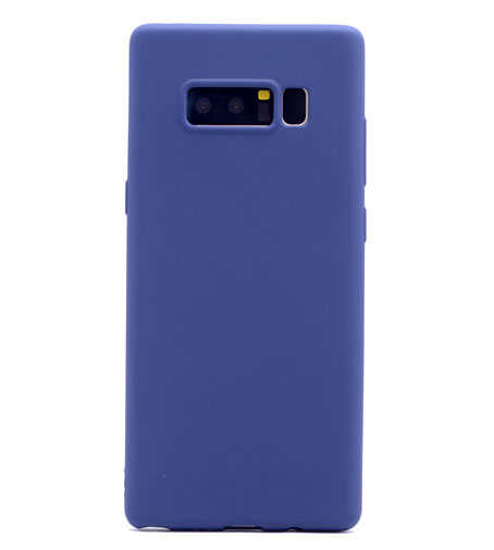 Galaxy Note 8 Kılıf Zore Premier Silikon Kapak - Lacivert