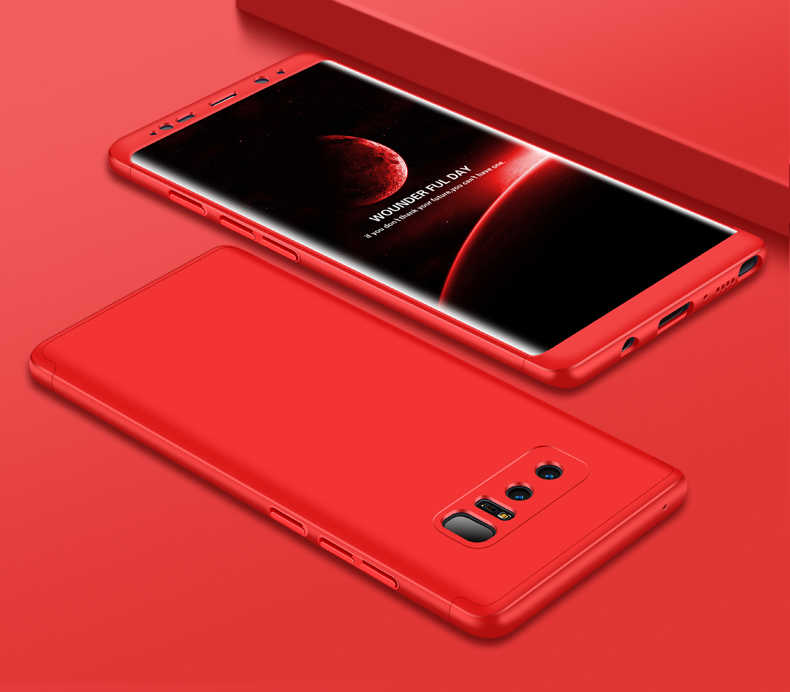 Galaxy Note 8 Kılıf Zore Ays Kapak - Kırmızı