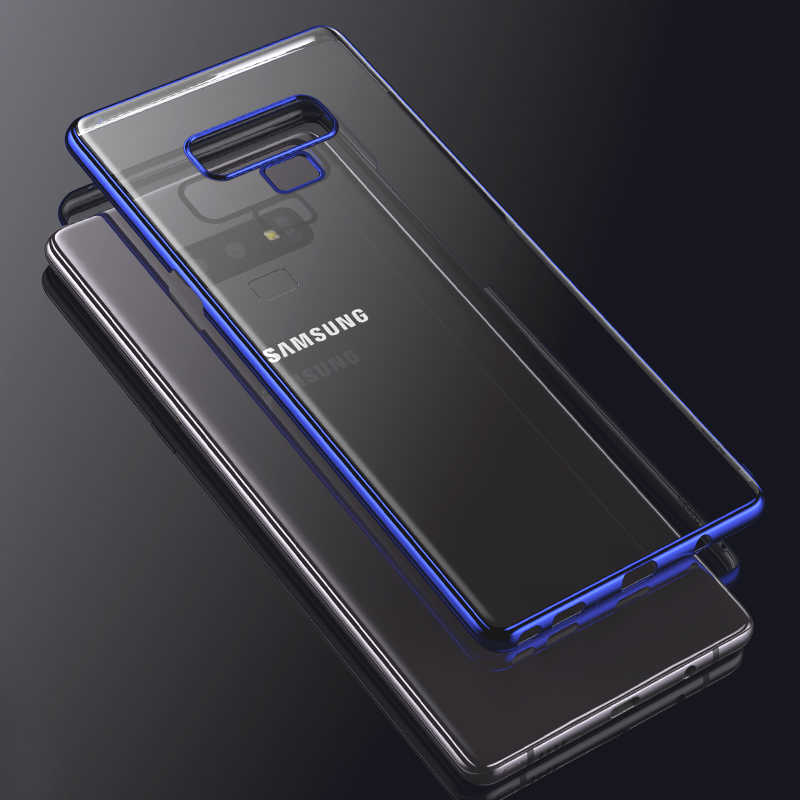 Galaxy Note 9 Kılıf Benks Electroplating PC Kapak - Mavi