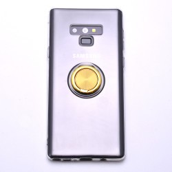 Galaxy Note 9 Kılıf Zore Les Silikon Gold