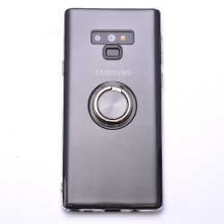 Galaxy Note 9 Kılıf Zore Les Silikon Gri