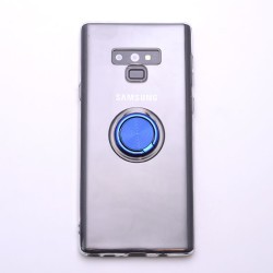 Galaxy Note 9 Kılıf Zore Les Silikon Mavi