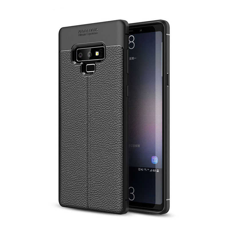 Galaxy Note 9 Kılıf Zore Niss Silikon Kapak - Siyah