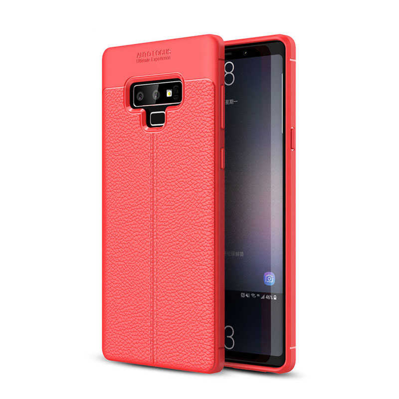 Galaxy Note 9 Kılıf Zore Niss Silikon Kapak - Kırmızı