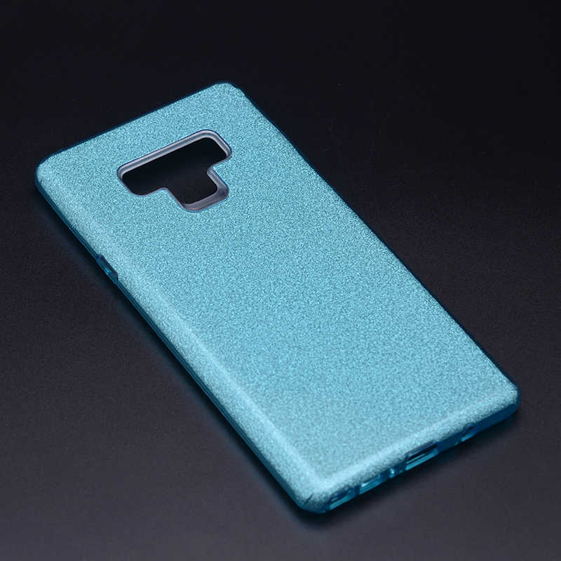 Galaxy Note 9 Kılıf Zore Shining Silikon - Mavi