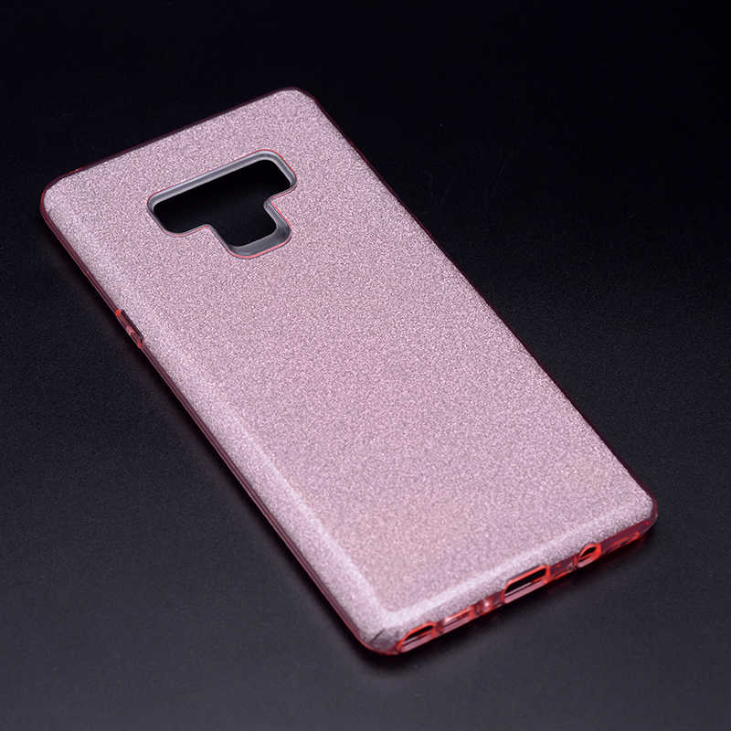 Galaxy Note 9 Kılıf Zore Shining Silikon - Rose Gold