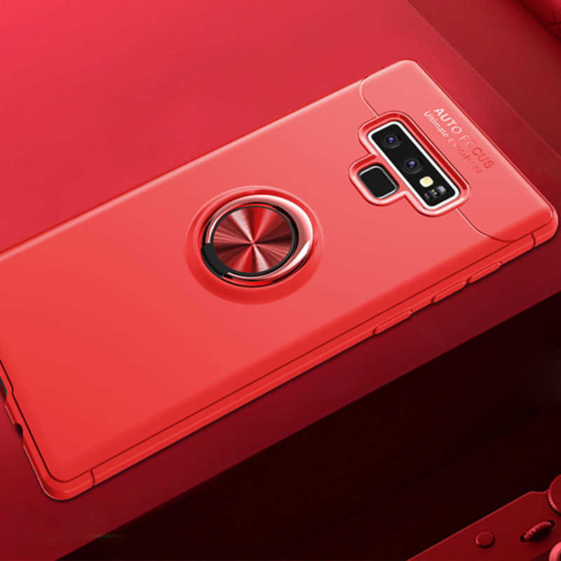 Galaxy Note 9 Kılıf Zore Ravel Silikon Kapak - Kırmızı