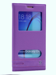 Galaxy On7 Kılıf Zore Elite Kapaklı Kılıf - Thumbnail