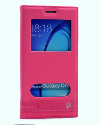 Galaxy On7 Kılıf Zore Elite Kapaklı Kılıf - Thumbnail
