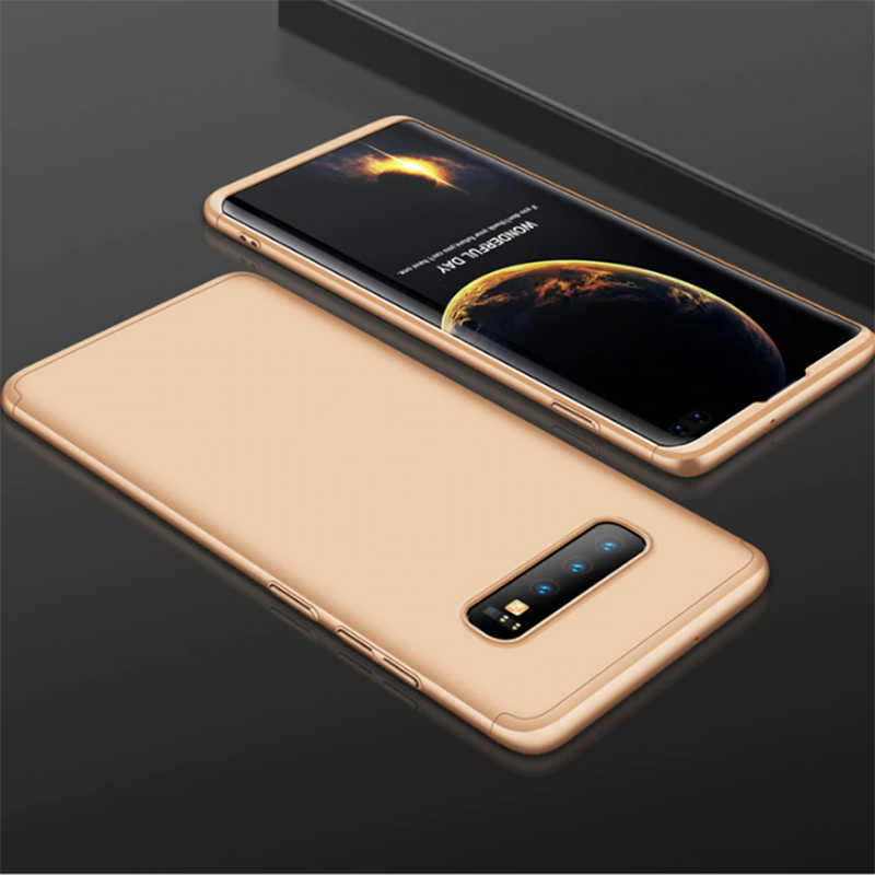 Galaxy S10 Plus Kılıf Zore Ays Kapak - Gold