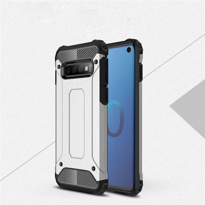 Galaxy S10 Plus Kılıf Zore Crash Silikon Kapak - Gri