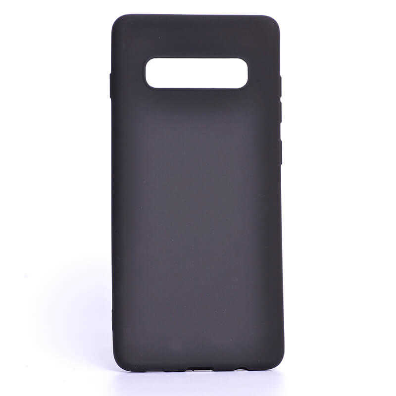 Galaxy S10 Plus Kılıf Zore Premier Silikon Kapak - Siyah