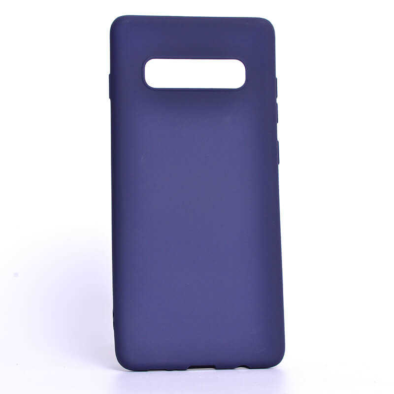 Galaxy S10 Plus Kılıf Zore Premier Silikon Kapak - Lacivert