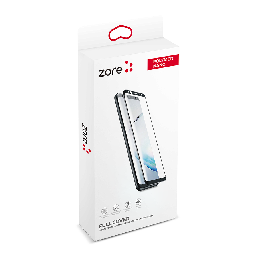 Galaxy S10 Plus Zore Polymer Nano Ekran Koruyucu - Siyah