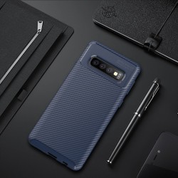 Galaxy S10E Kılıf Zore Negro Silikon Kapak Lacivert