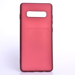 Galaxy S10E Kılıf Zore Premier Silikon Kapak Mürdüm
