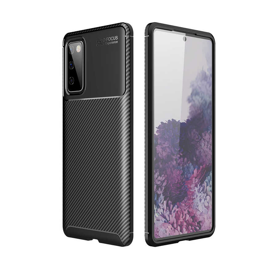 Galaxy S20 FE Kılıf Zore Negro Silikon Kapak - Siyah