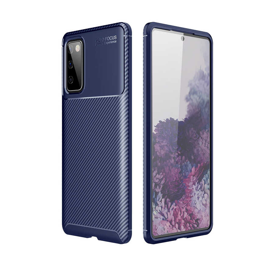 Galaxy S20 FE Kılıf Zore Negro Silikon Kapak - Lacivert