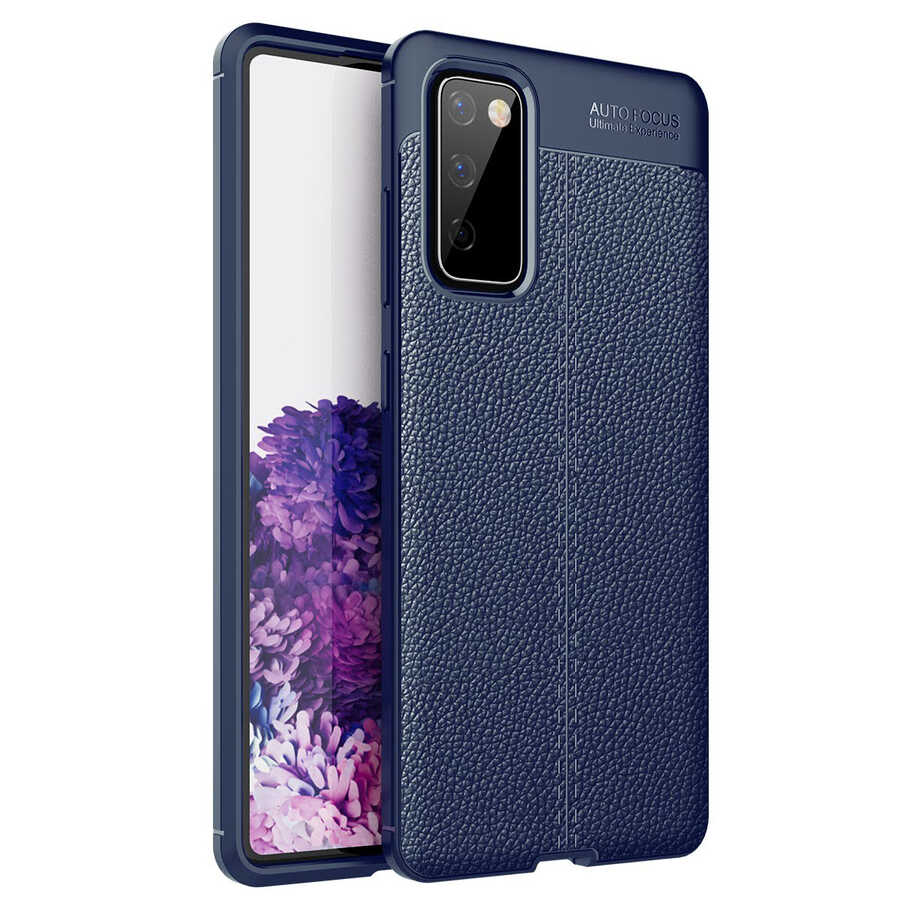 Galaxy S20 FE Kılıf Zore Niss Silikon Kapak - Lacivert