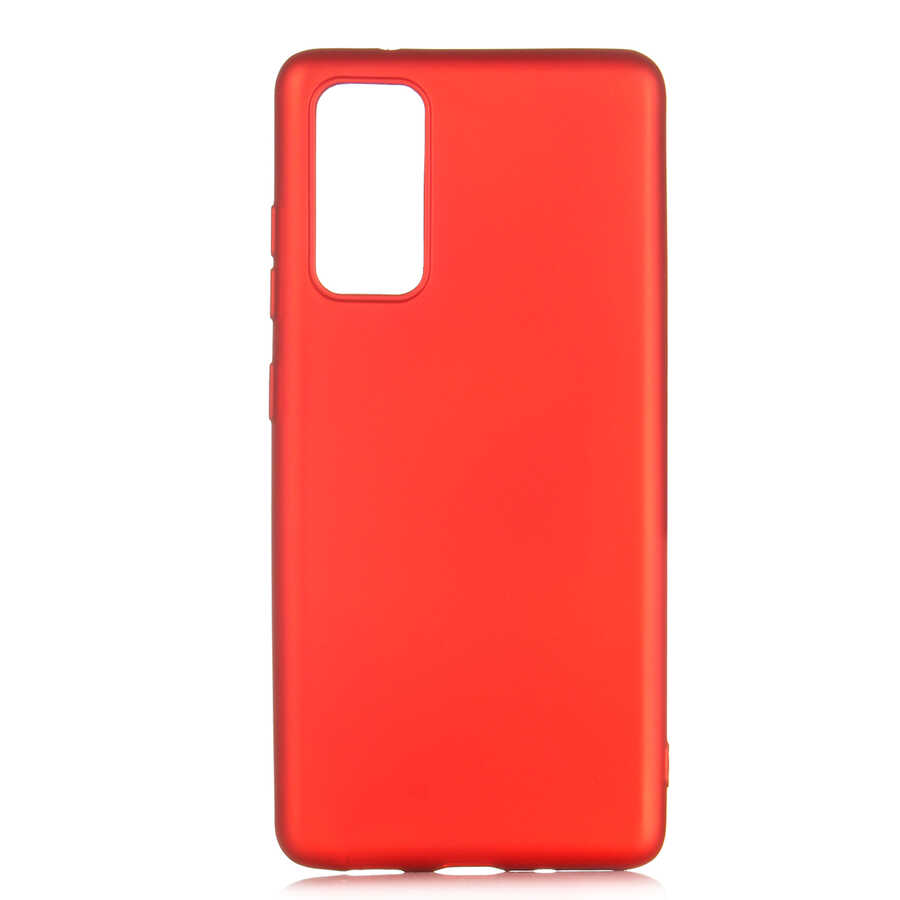 Galaxy S20 FE Kılıf Zore Premier Silikon Kapak - Kırmızı
