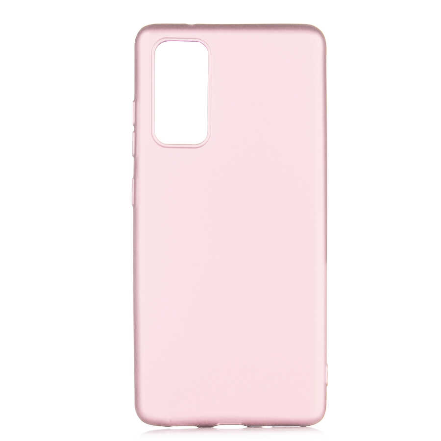 Galaxy S20 FE Kılıf Zore Premier Silikon Kapak - Rose Gold
