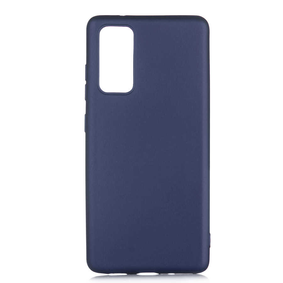 Galaxy S20 FE Kılıf Zore Premier Silikon Kapak - Lacivert