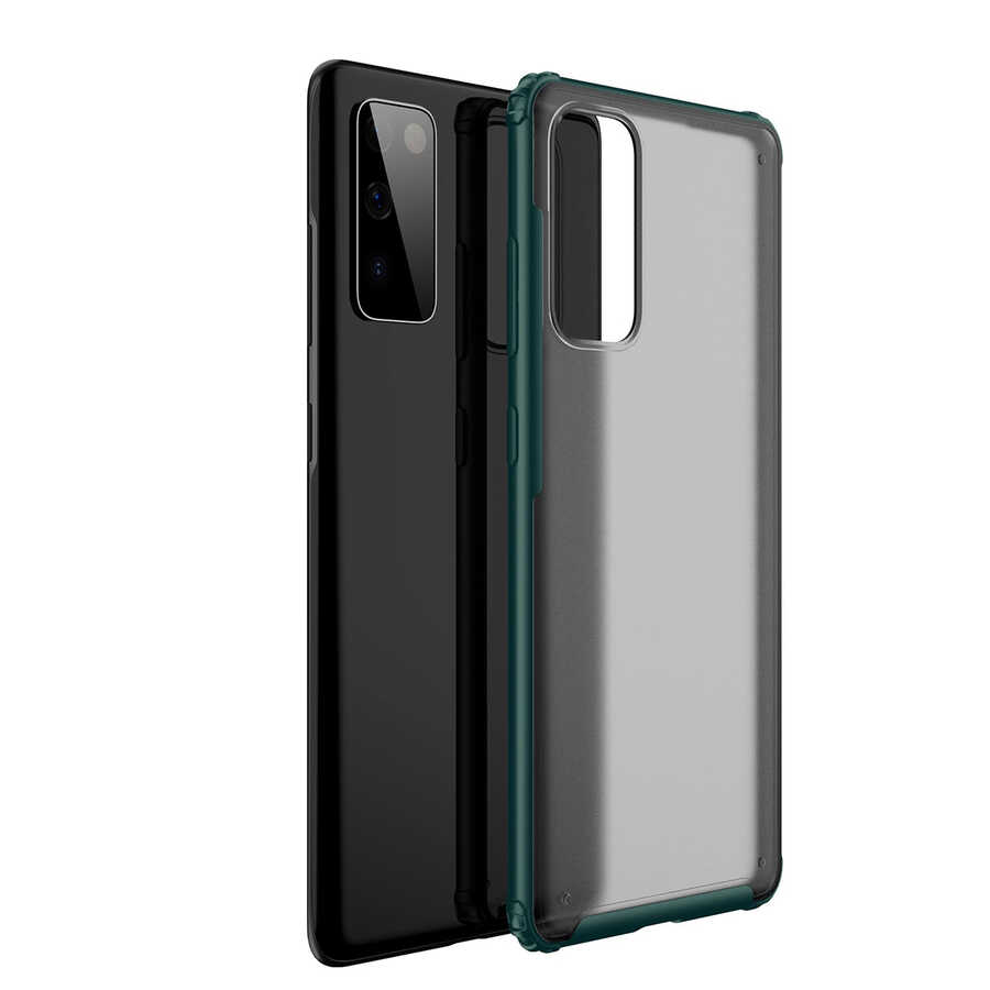 Galaxy S20 FE Kılıf Zore Volks Kapak - Koyu Yeşil
